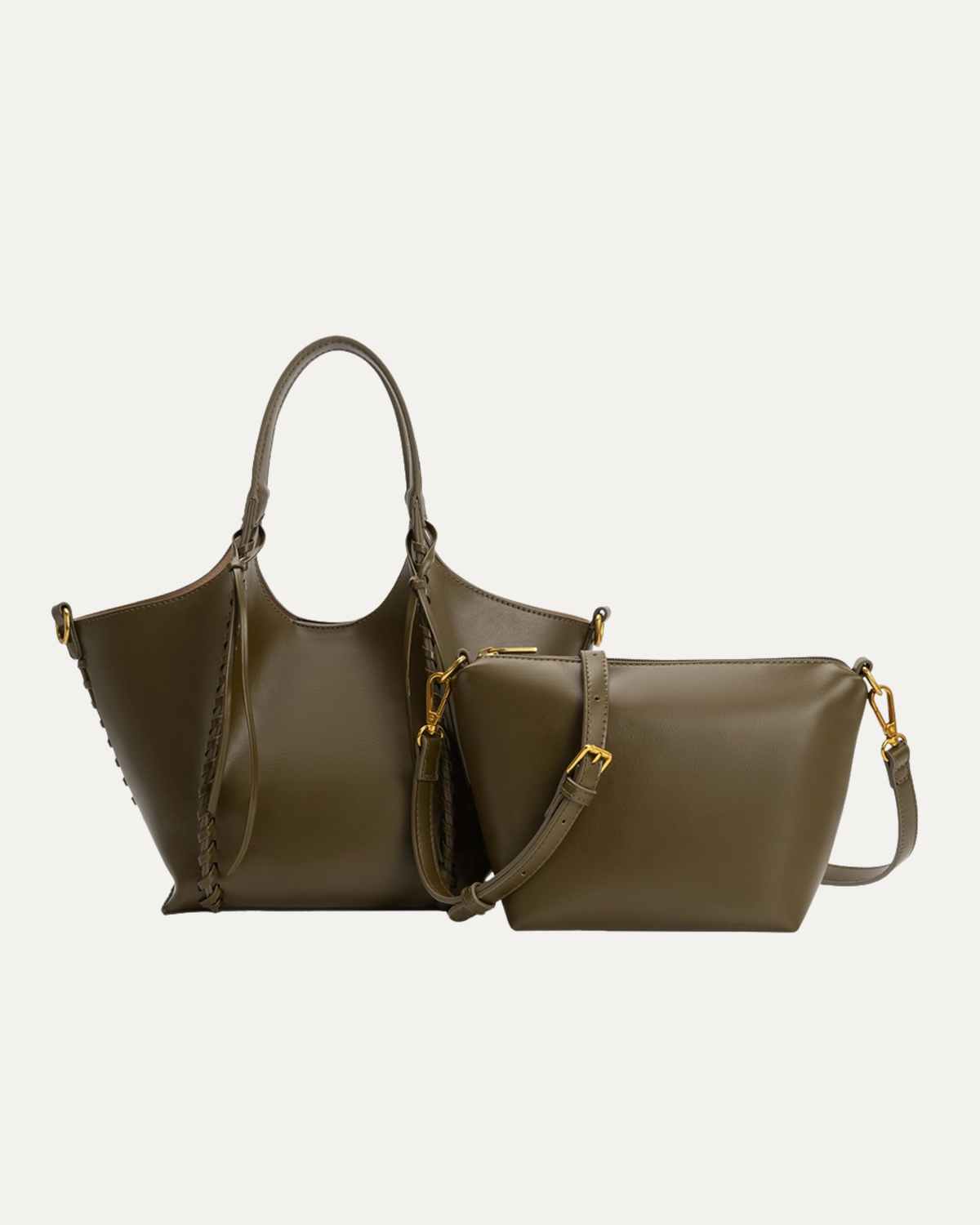 Belinda Olive Tote Bag