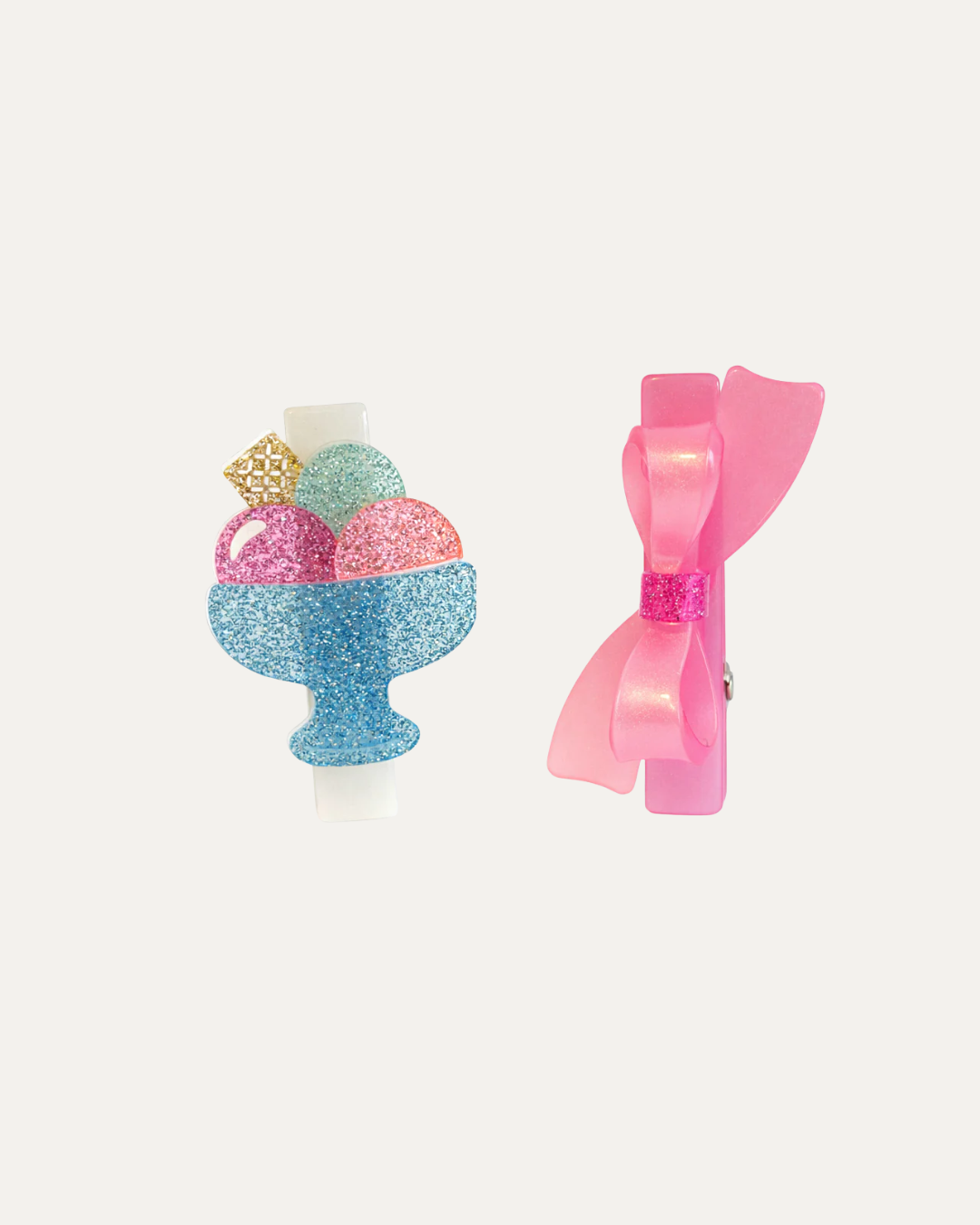 Ice Cream Sundae Hair Clips