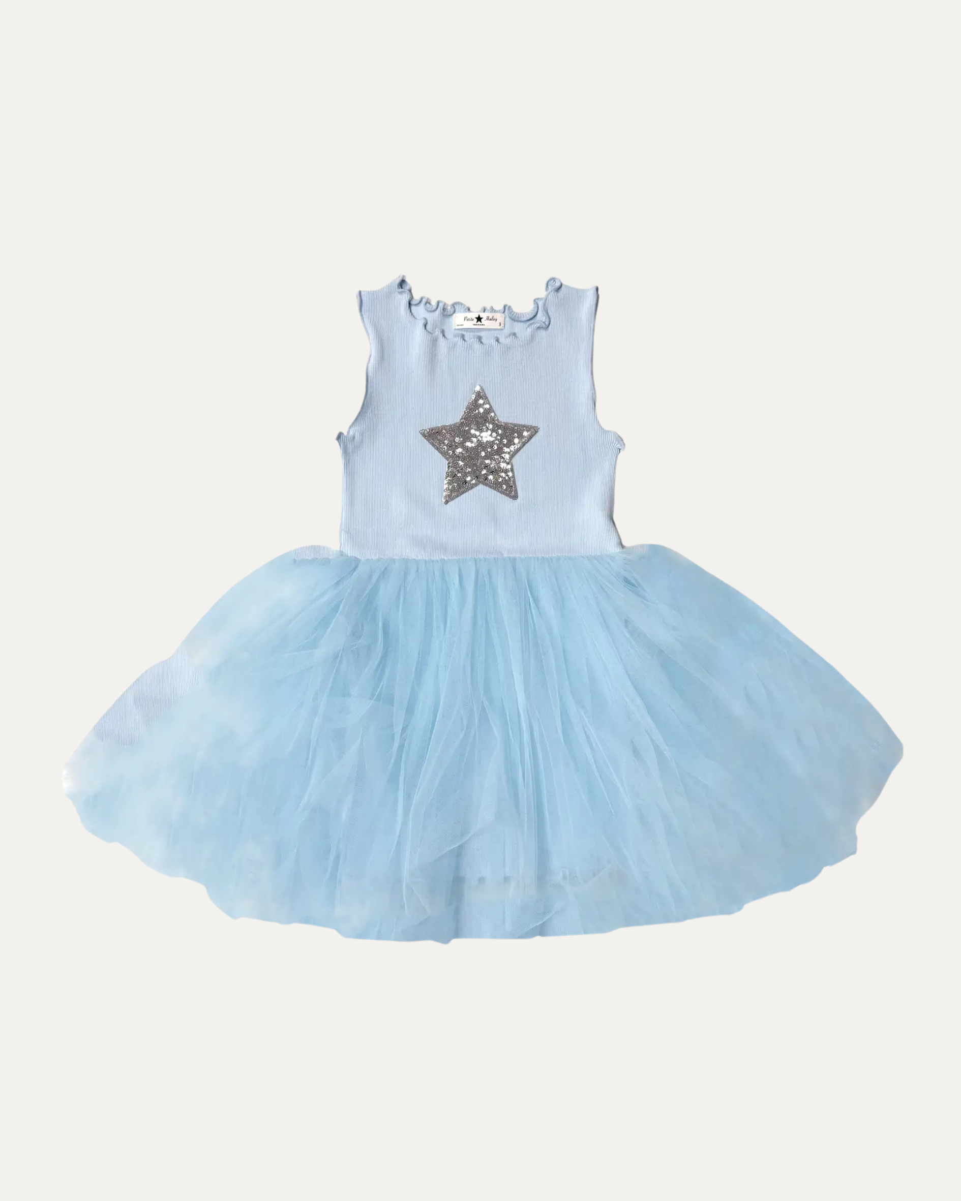 Sky Blue Star Tutu Dress