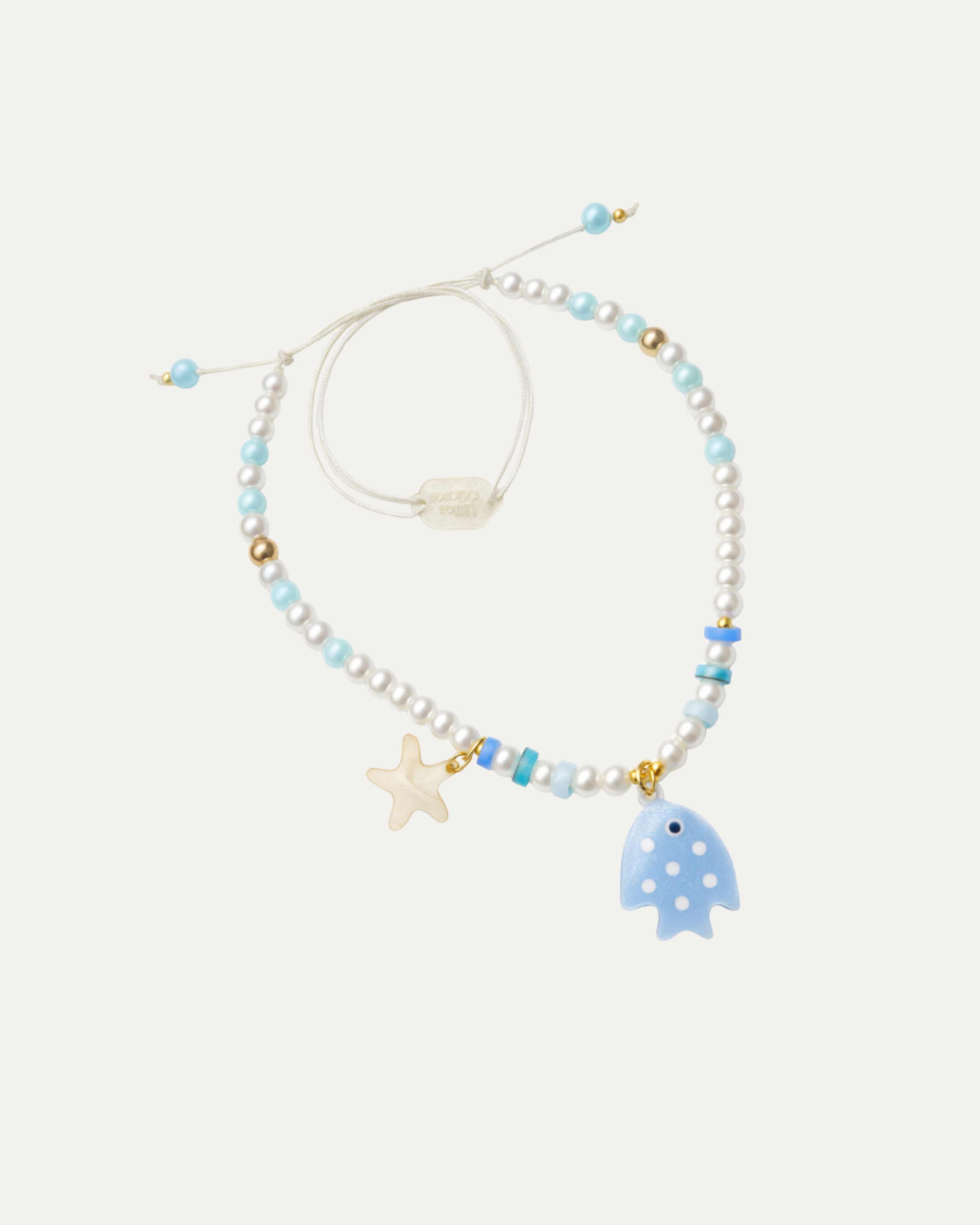 Blue Jellyfish Necklace