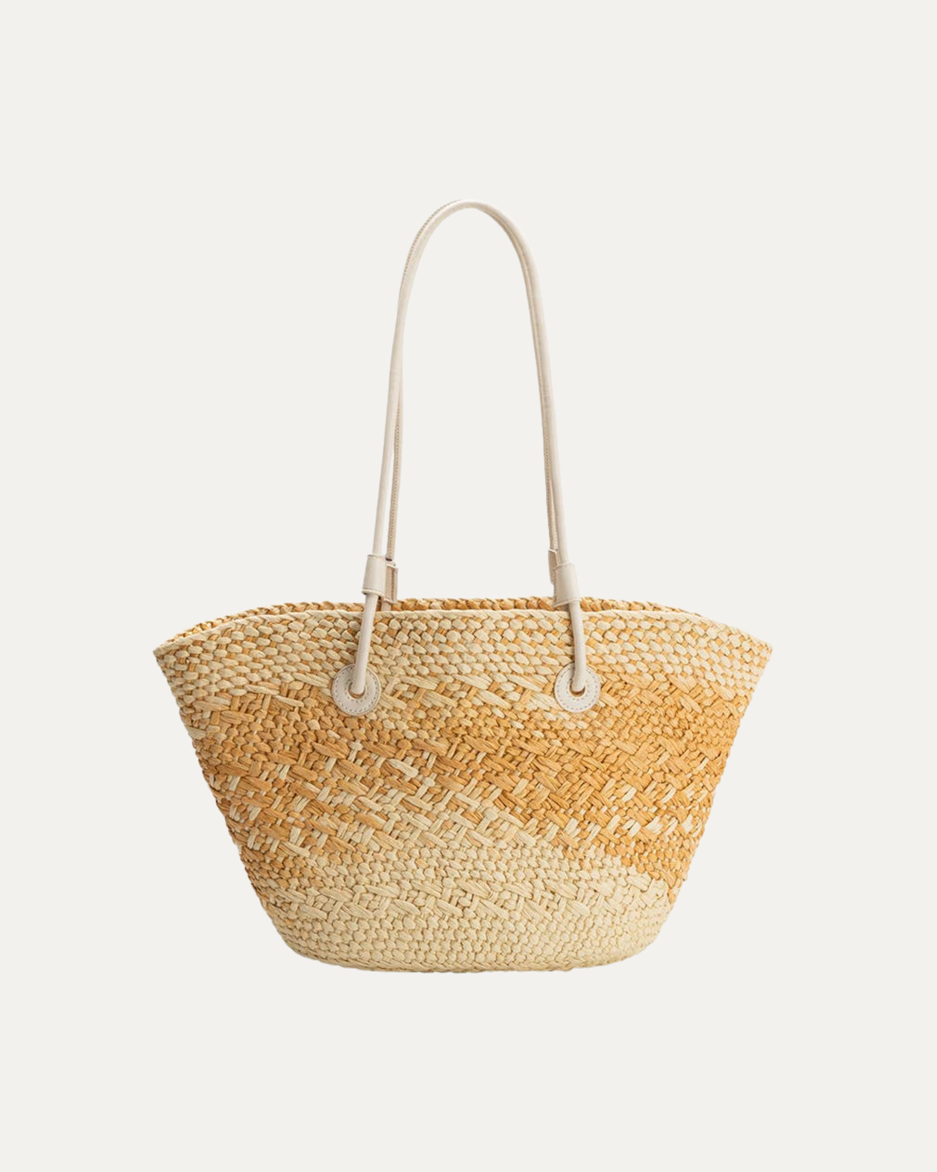 Sunset Wheat Straw Tote Bag
