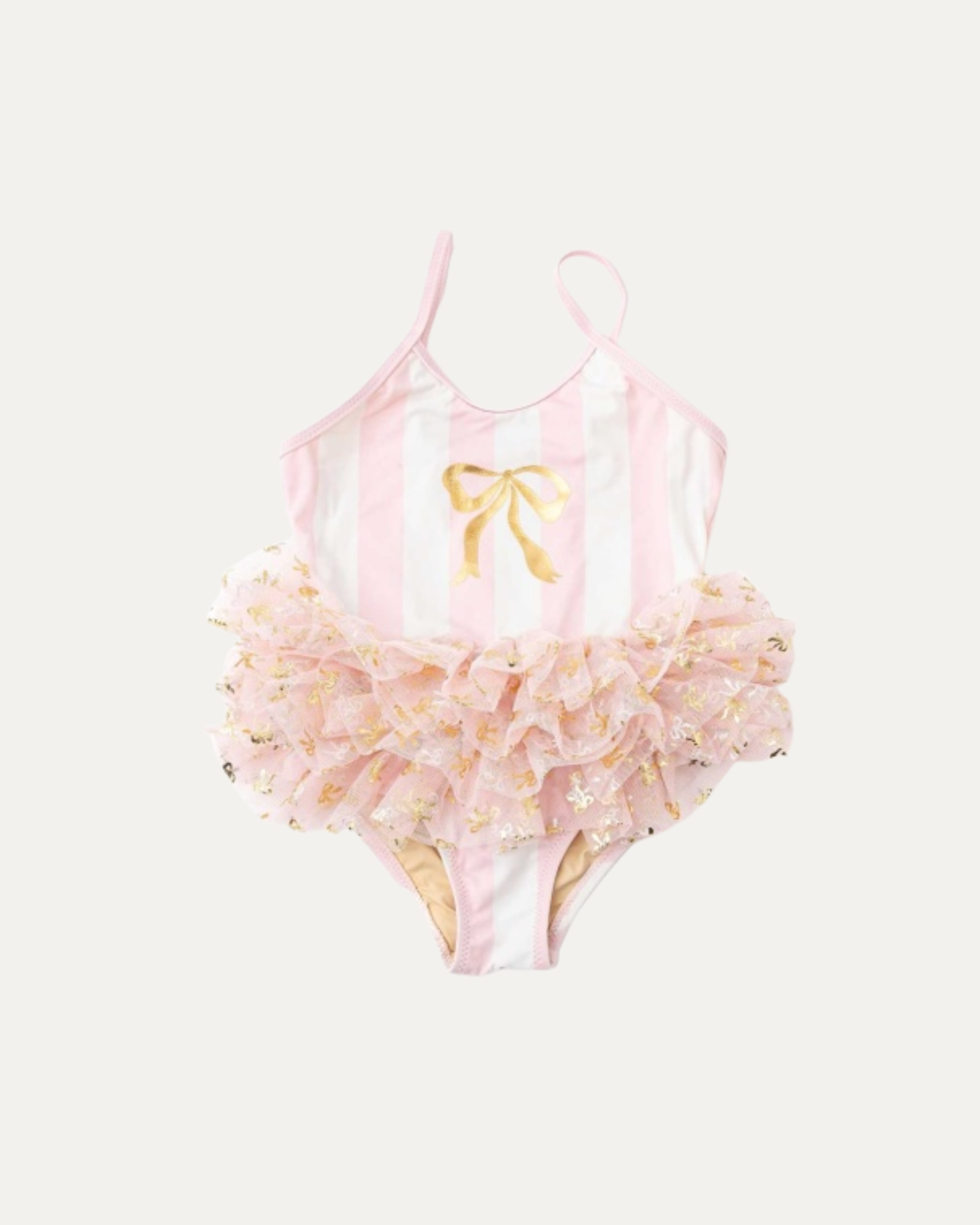 Blush Bow Baby One Piece Swimsuit