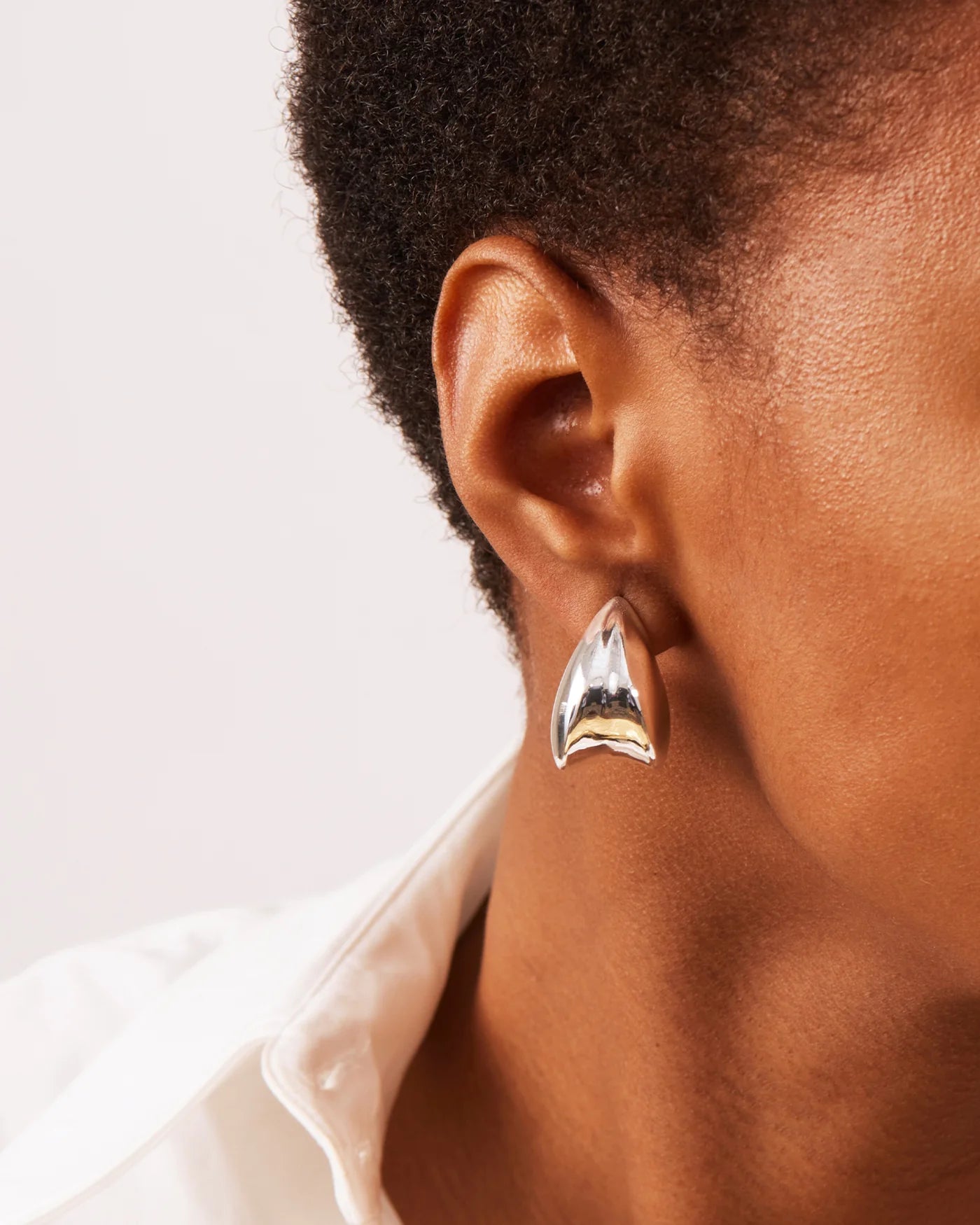 Nouveaux Puff Earrings | Silver