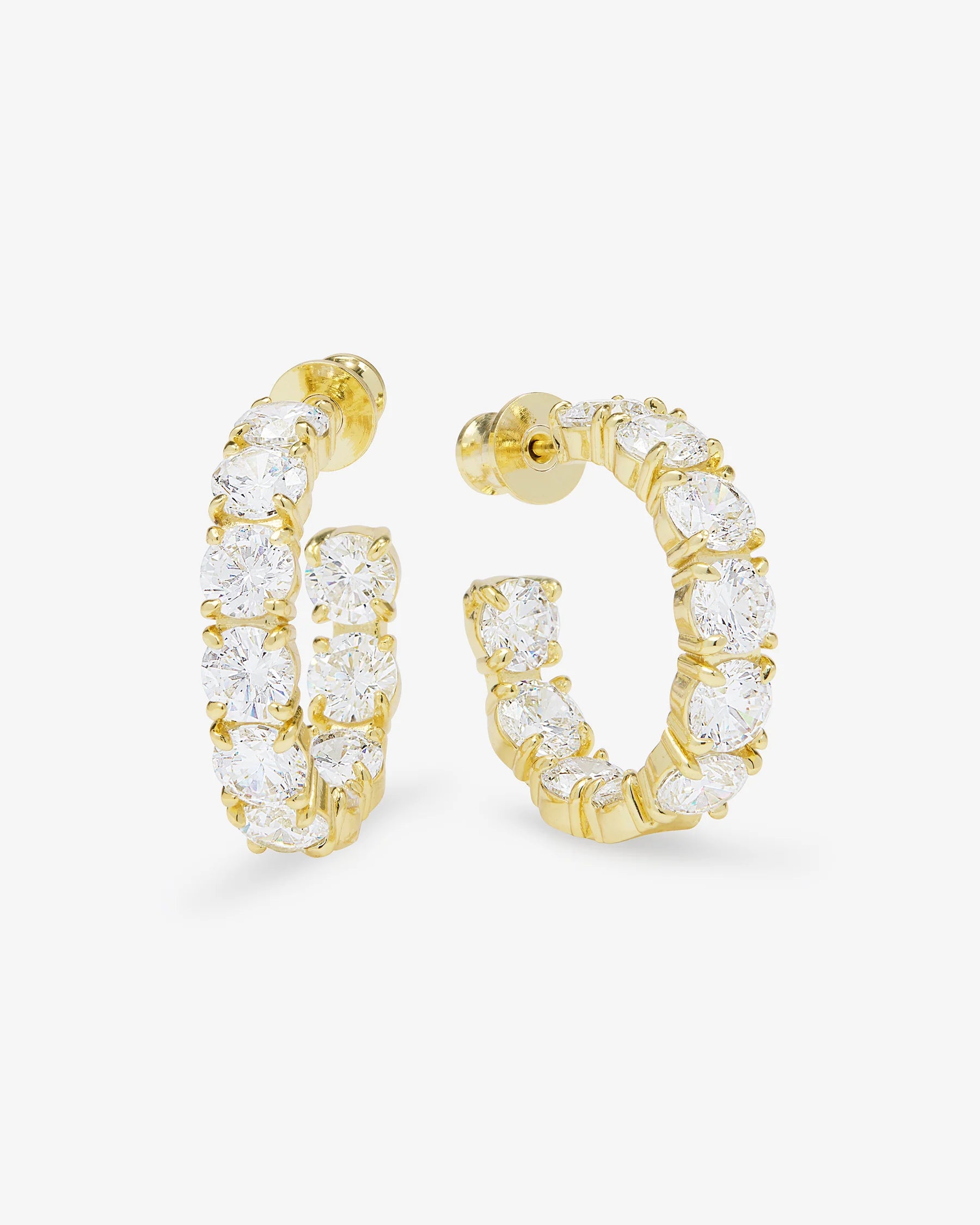 Oh She Fancy Hoops 1" | Gold