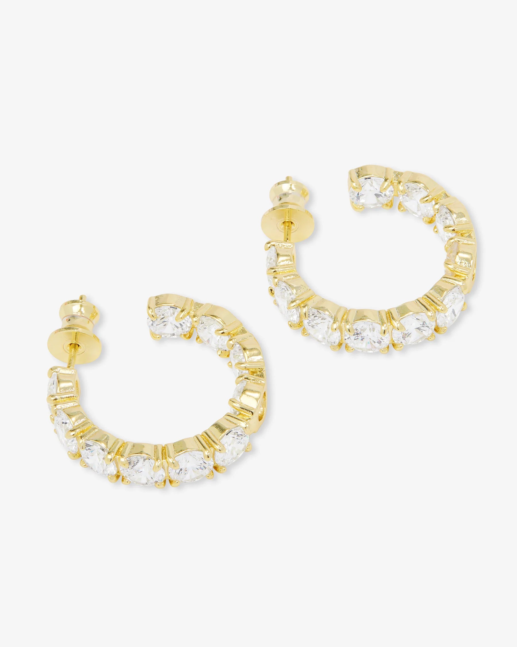Oh She Fancy Hoops 1" | Gold