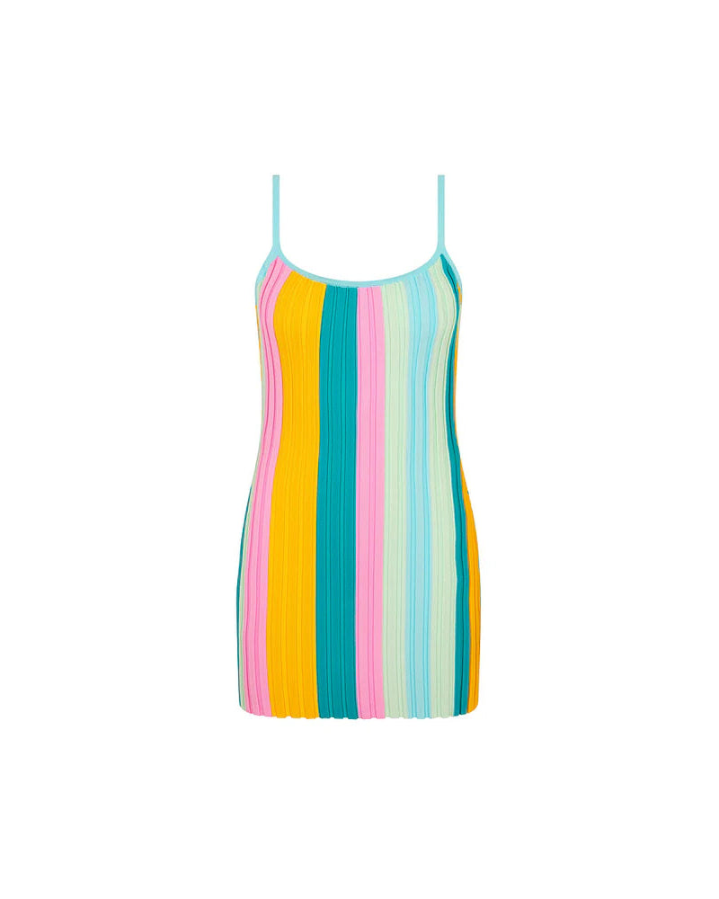 Rib Knit Mini Dress