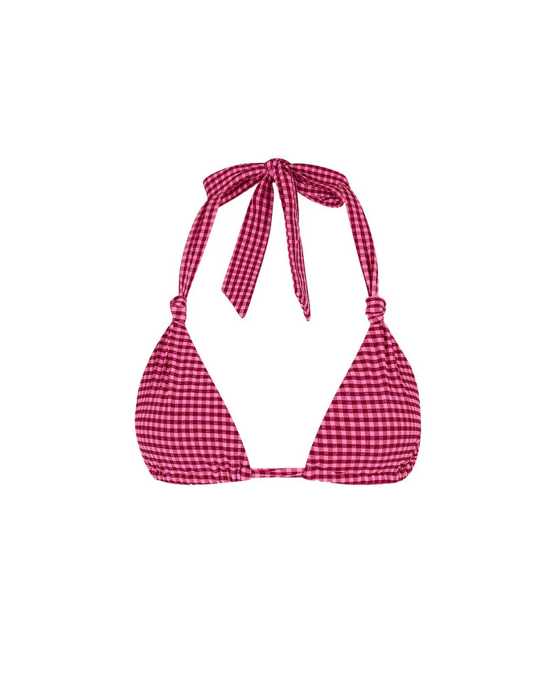 Soft Knot Halter Bikini Top | Cherry Kiss