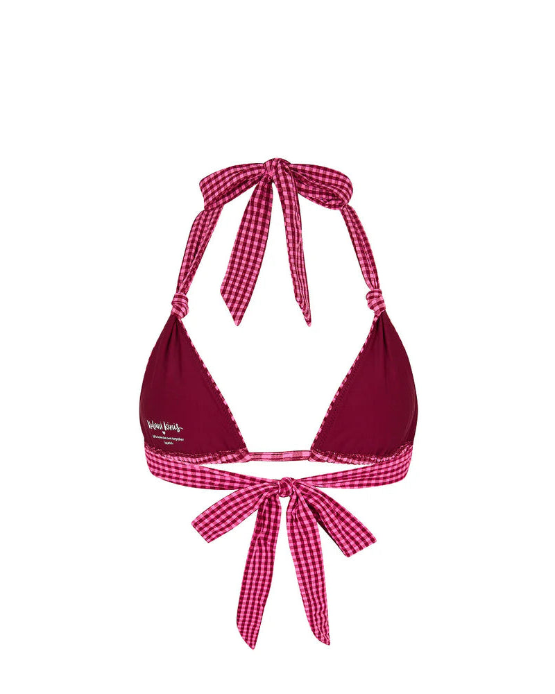 Soft Knot Halter Bikini Top | Cherry Kiss