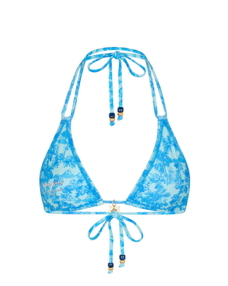 Simple Strap Halter Bikini Top | Ocean Paradise