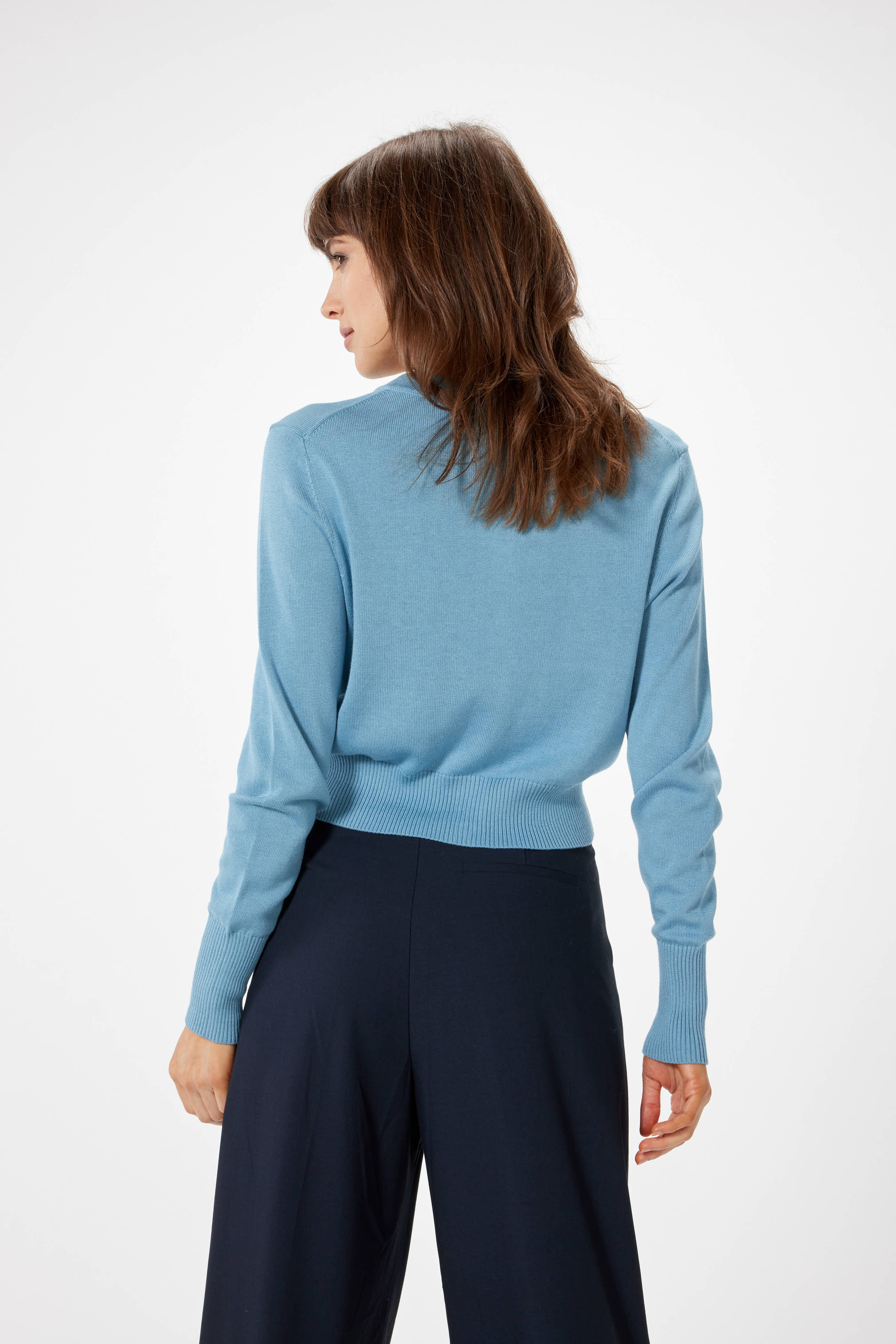 Lenny Cardigan in Slate