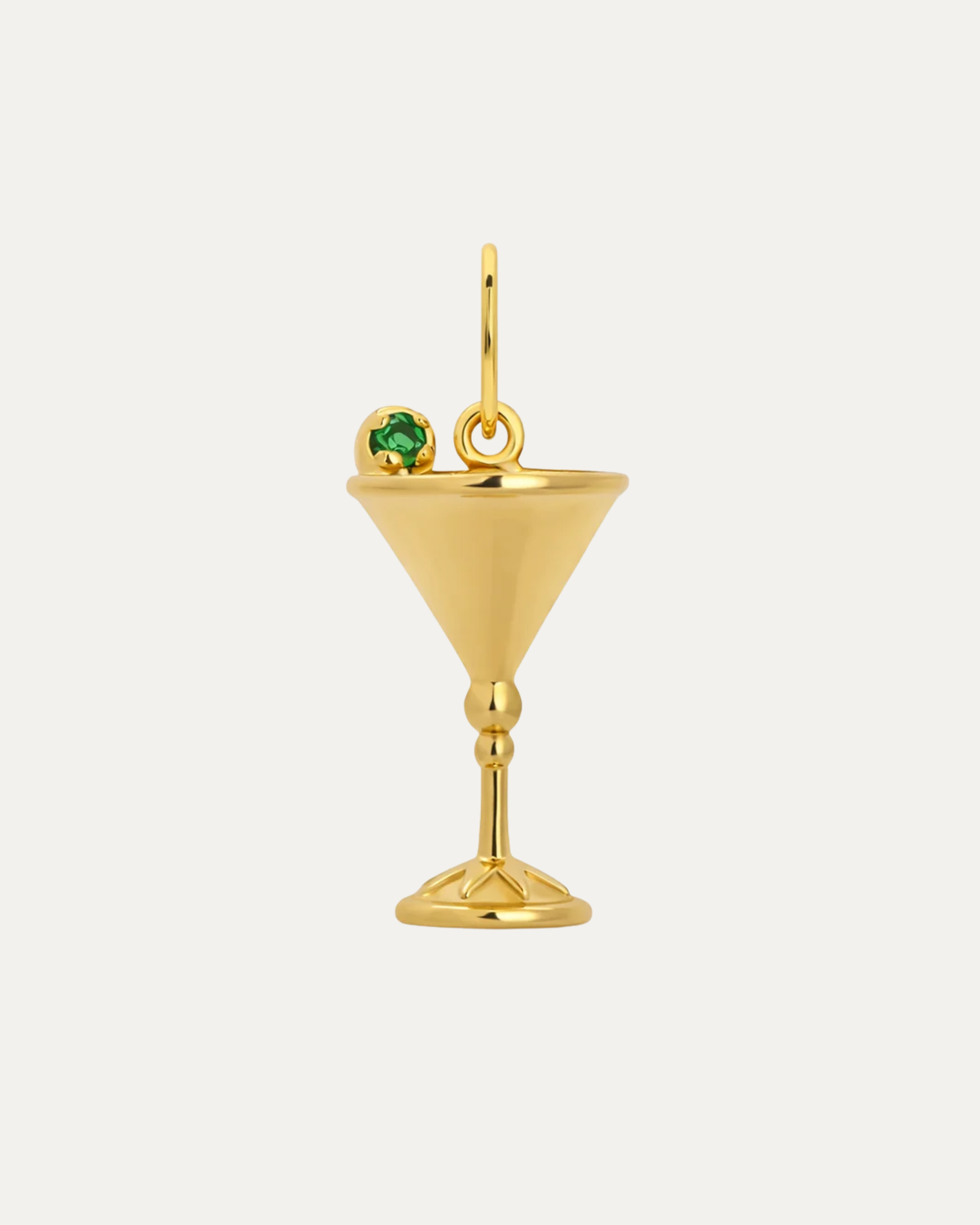 Bottoms Up Martini Necklace