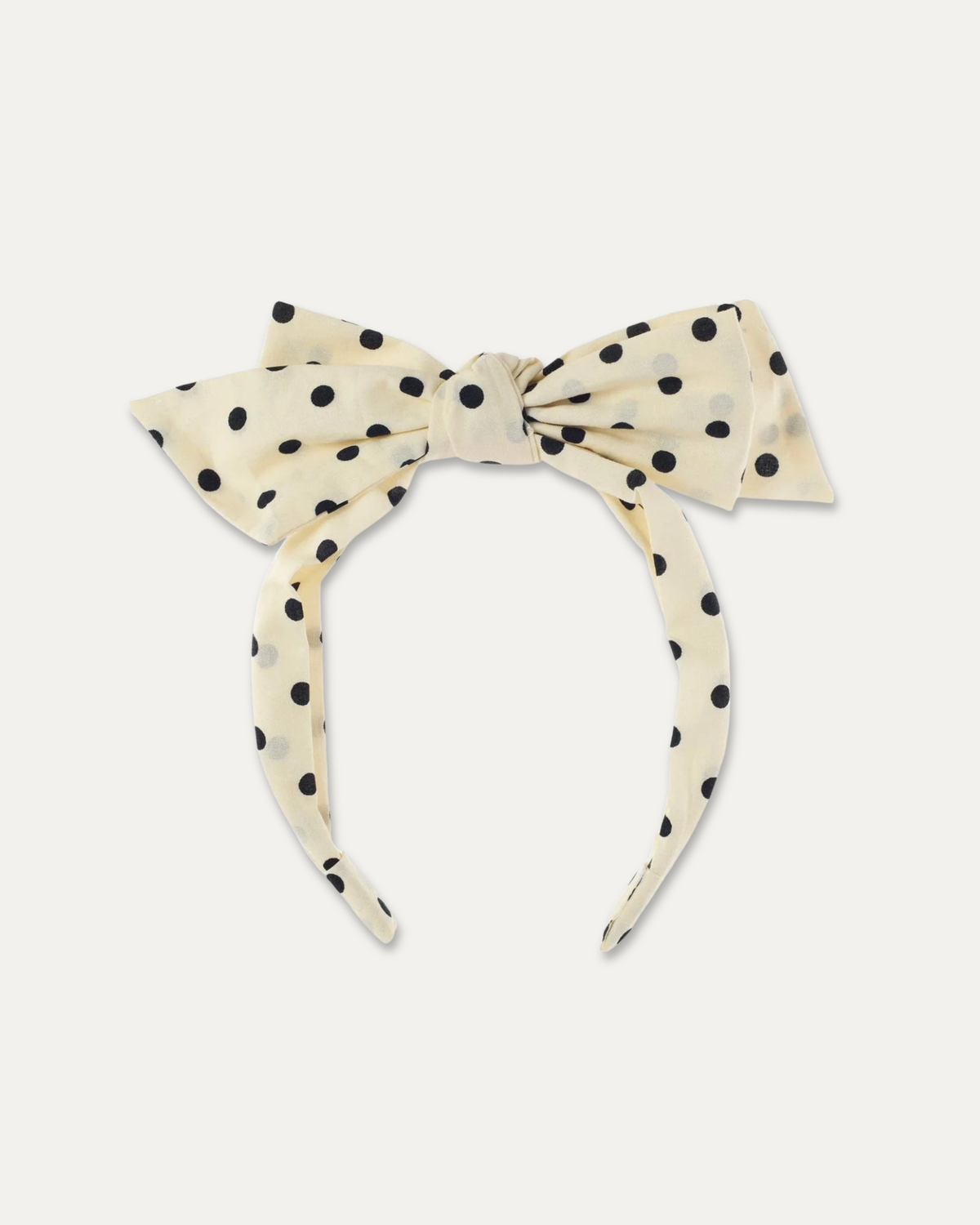 Polka Dot Double Bow Headband