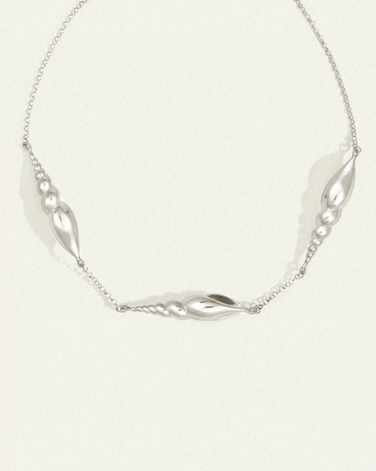 Spire Necklace in Silver