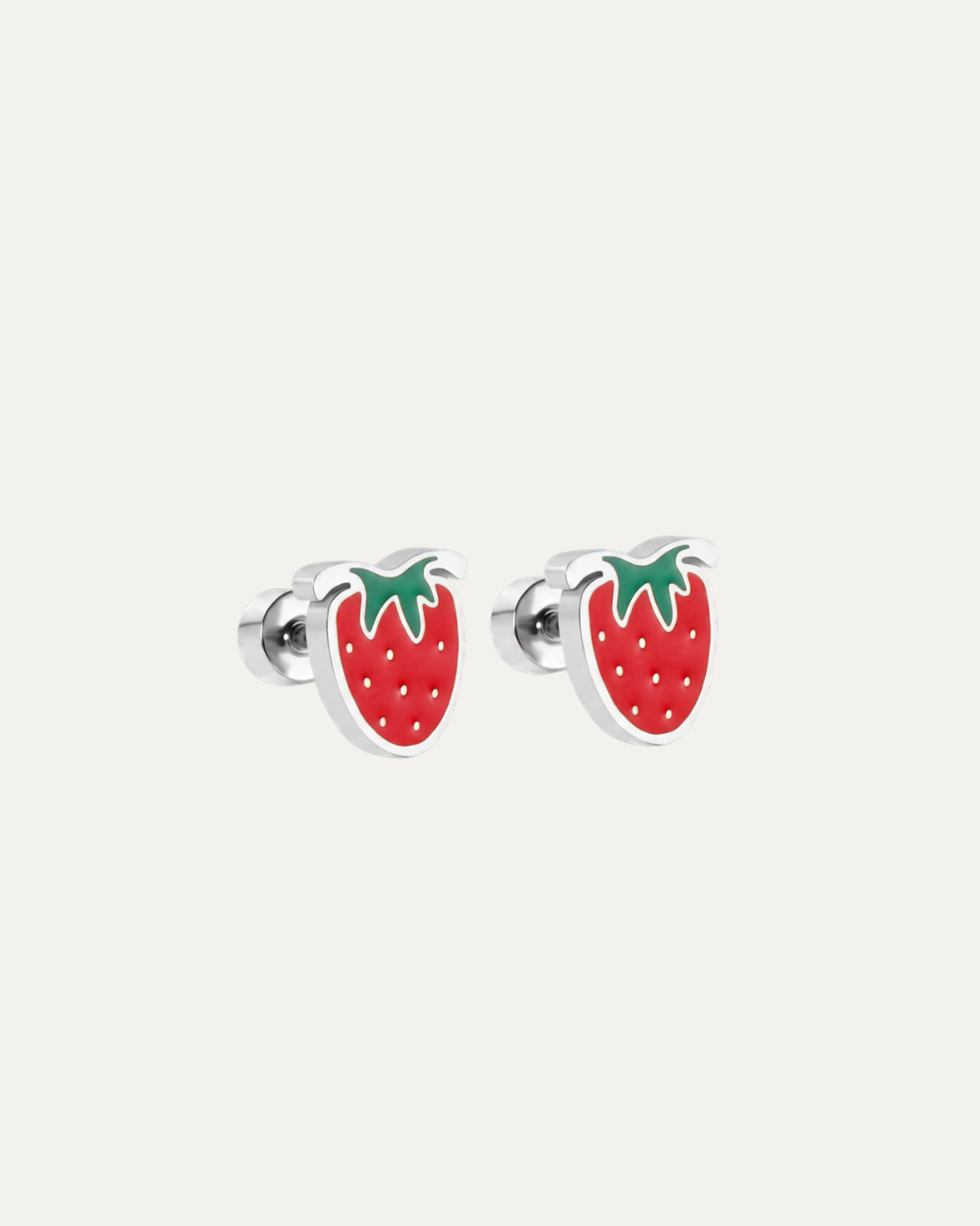 Sweet Strawberry Stud Earrings