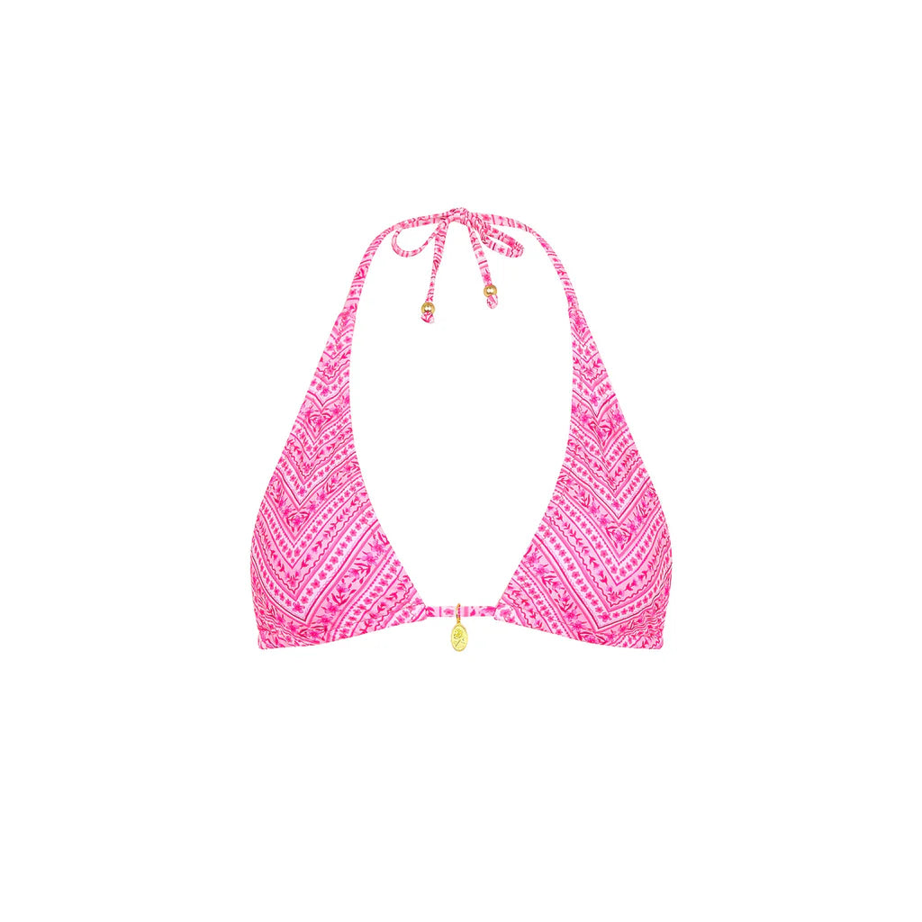 Classic Tie Halter Bikini Top | Starlight Saloon