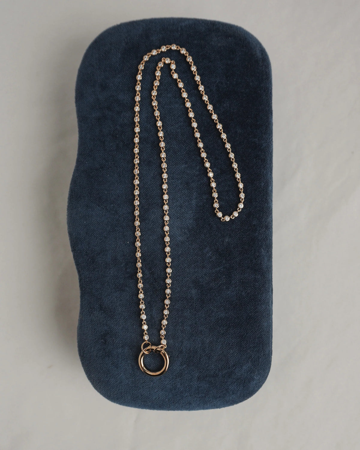 Callum Tennis Charm Clip Necklace