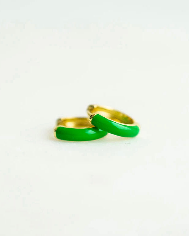 Penny Hoops | Emerald