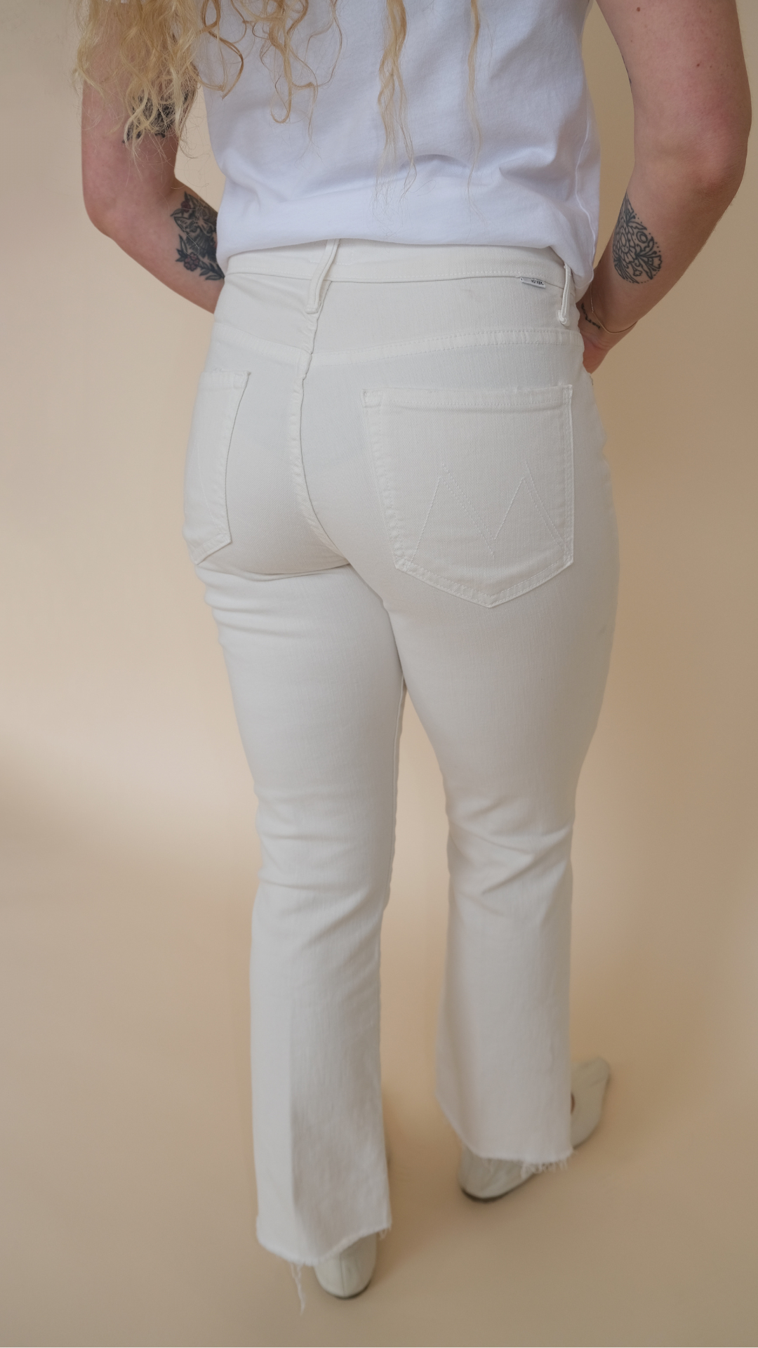 The Insider Crop Step Fray | Cream Puffs