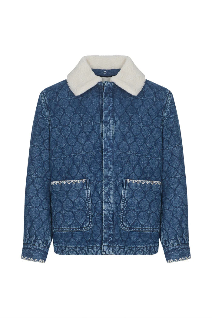 Frida Sherpa Quilted Jacket