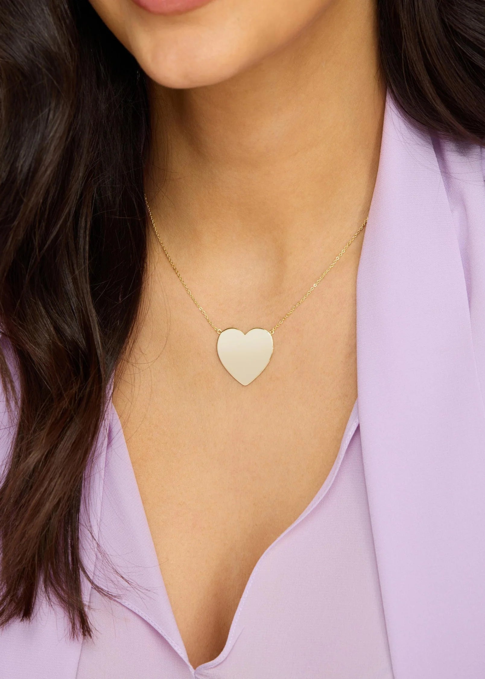 XL You Have My Heart Necklace | Gold