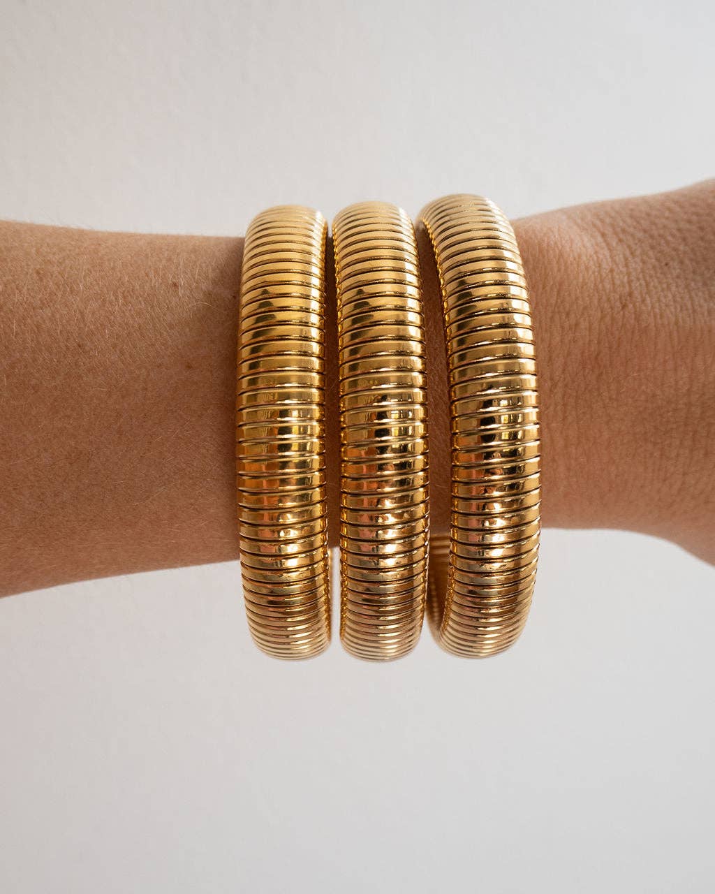 Flex Snake Chain Bracelet | Set of 3 | 12mm