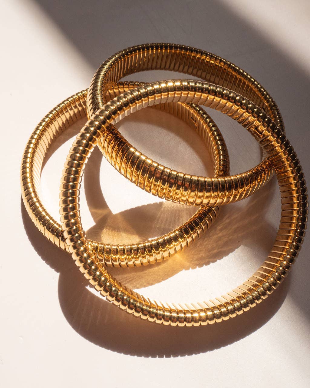 Flex Snake Chain Bracelet | Set of 3 | 12mm