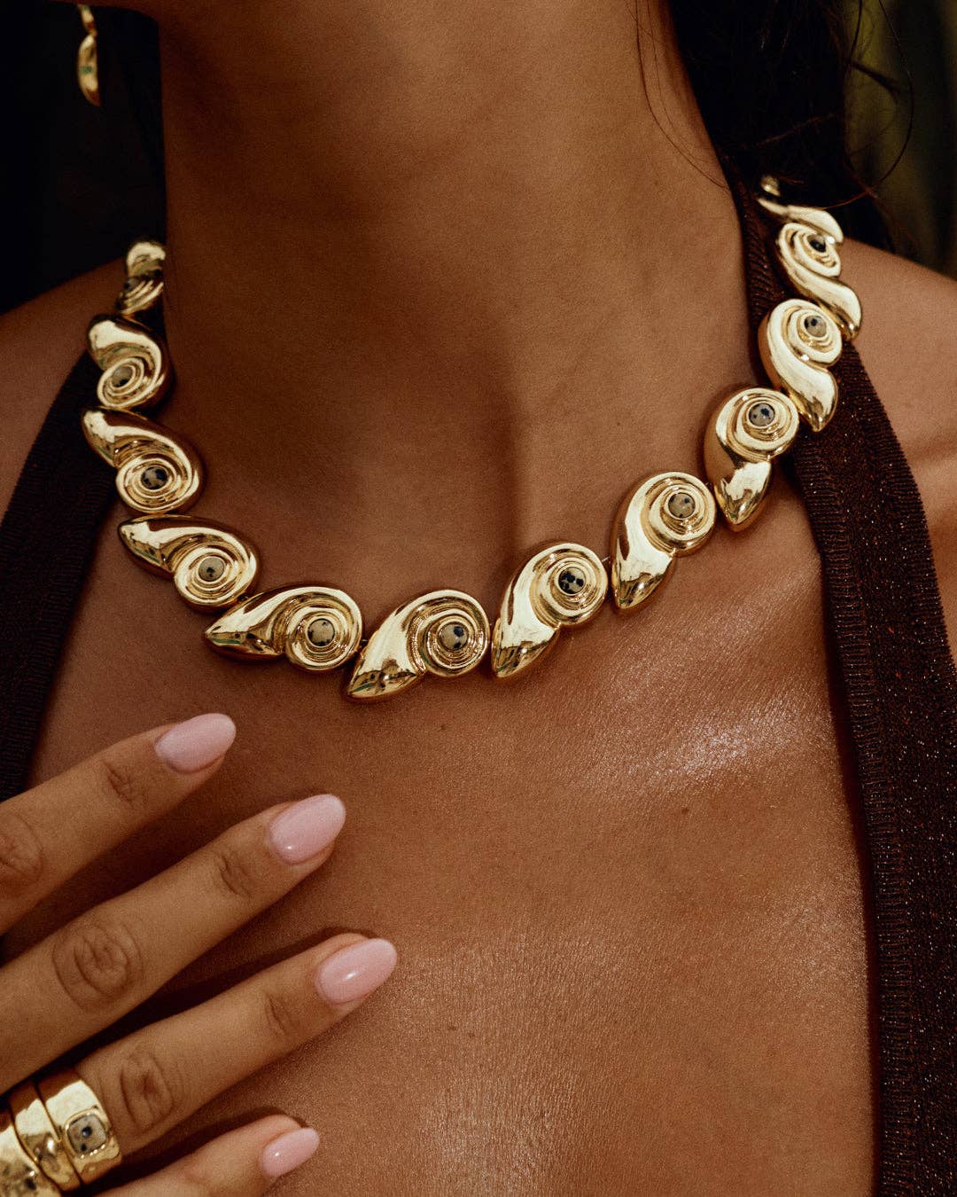 The Palma Shell Statement Necklace