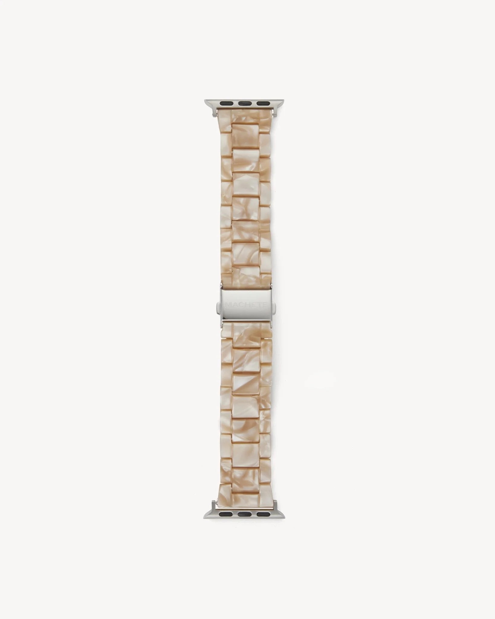 Apple Watch Band | Sand Shell & Black Hardware