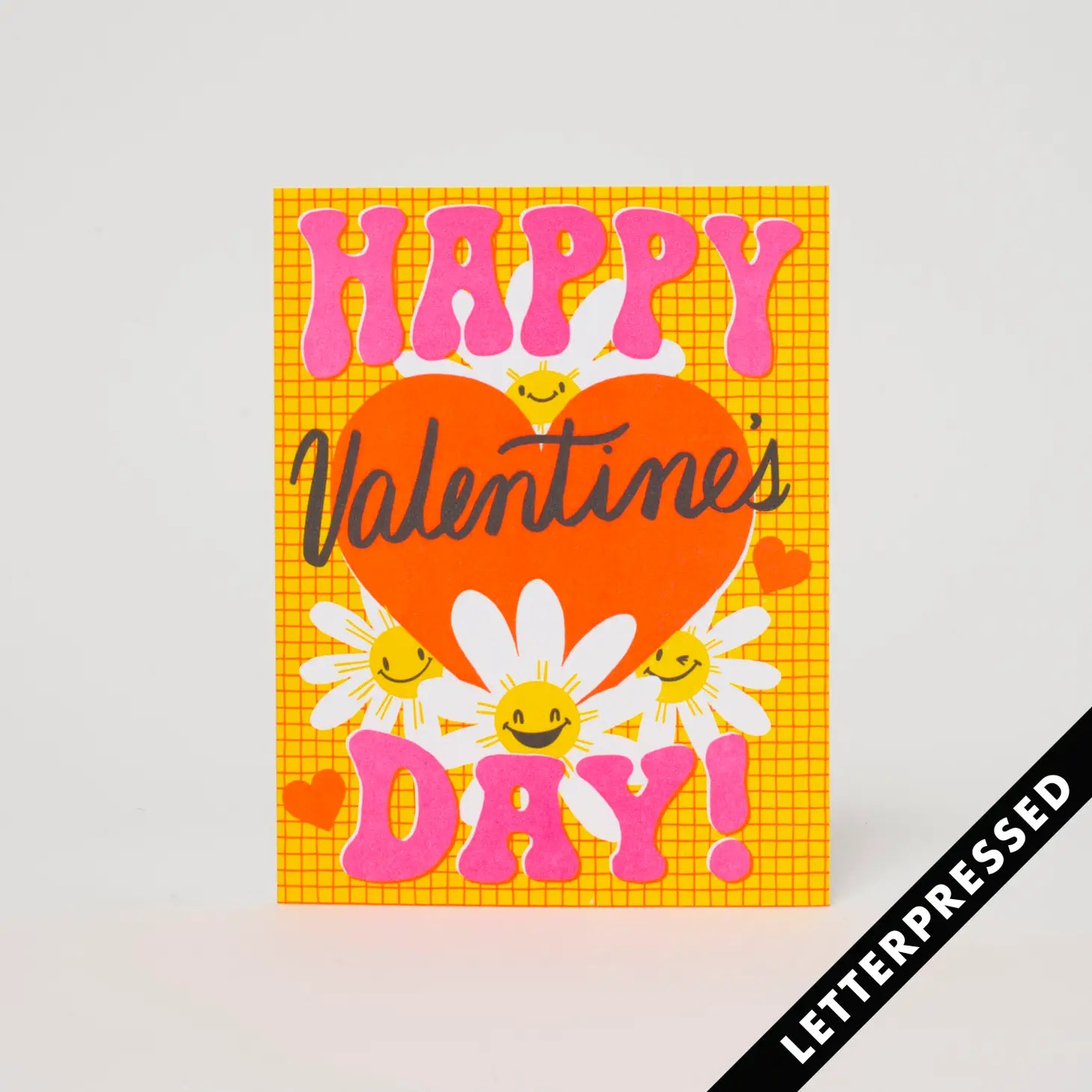 Happy Daisy Valentine Card