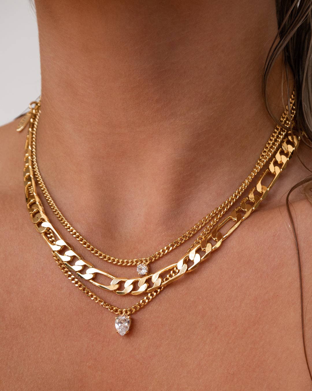 Bardot Stud Charm Necklace