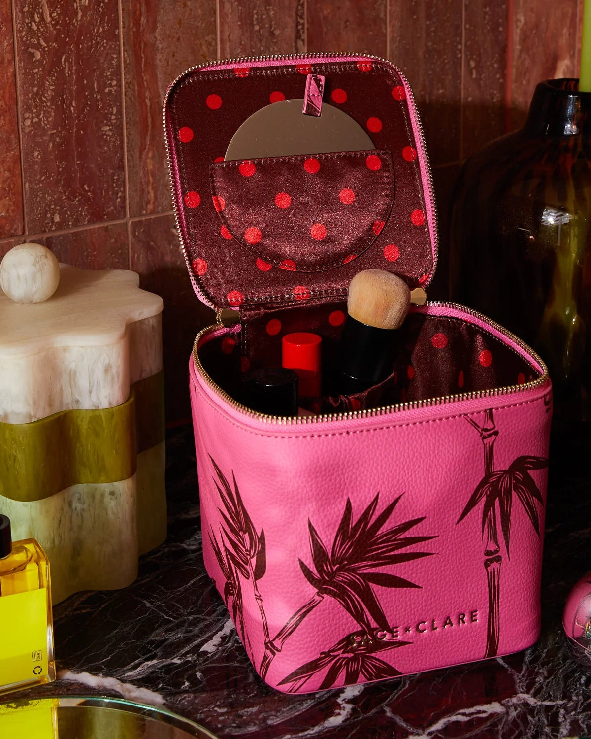Aneta Small Vanity Case | Primrose