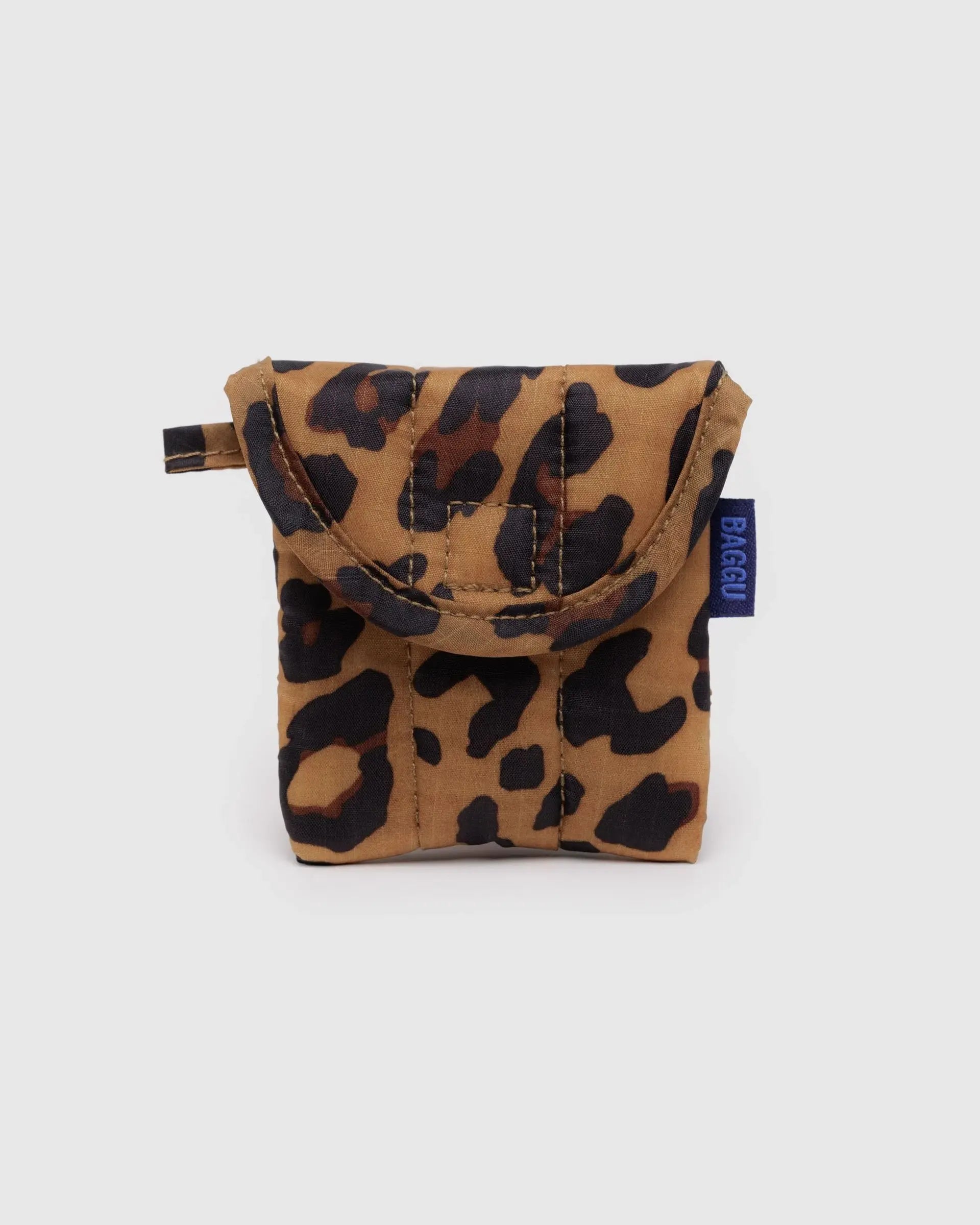 Puffy Earbuds Case | Leopard