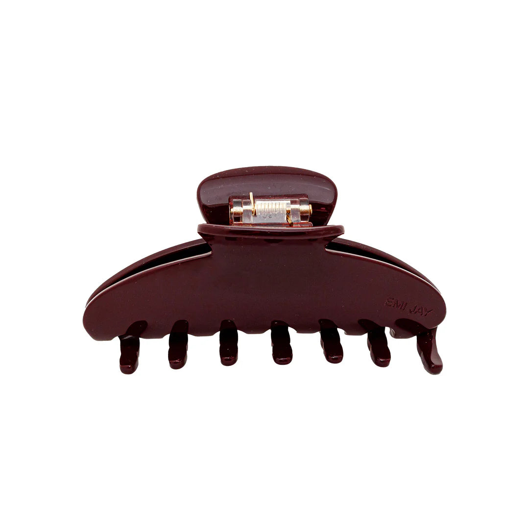 Big Effing Claw Clip in Bordeaux