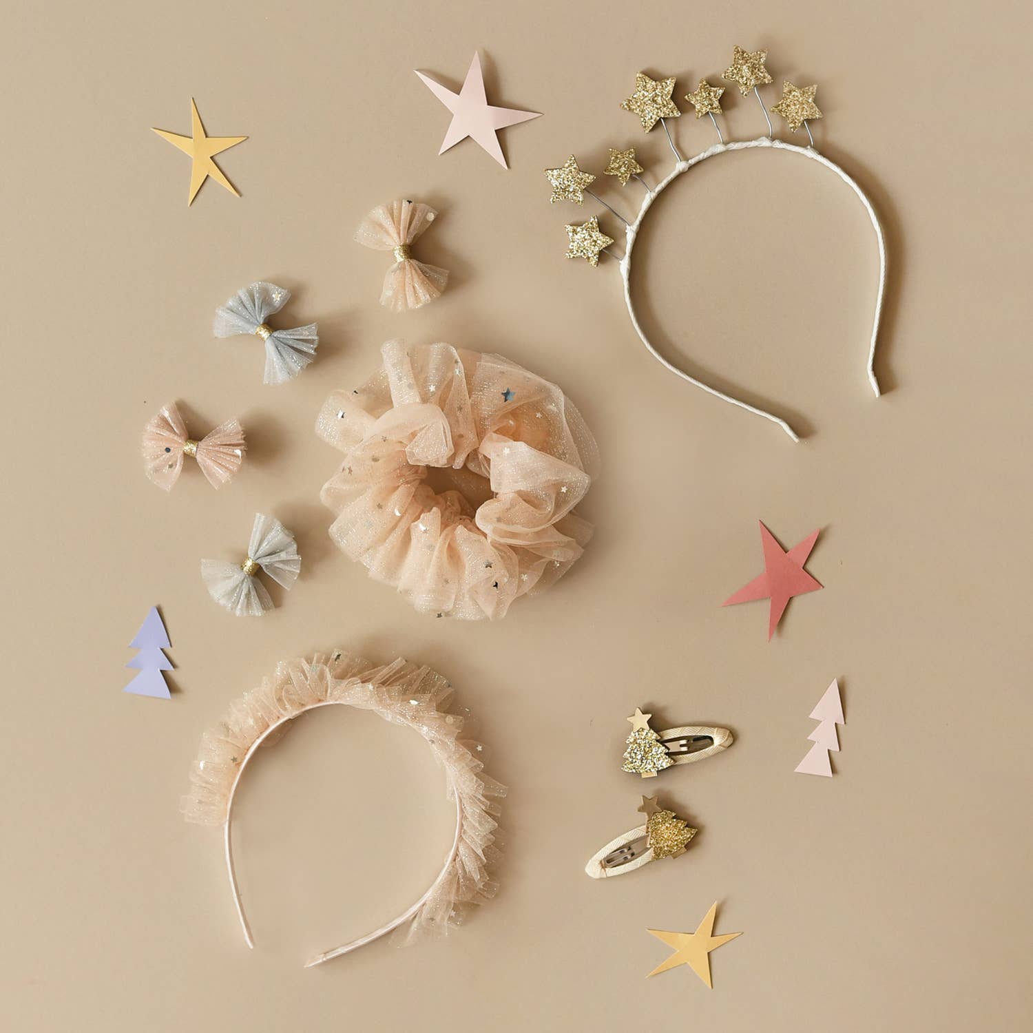 Sparkle Tulle Ruffle Headband