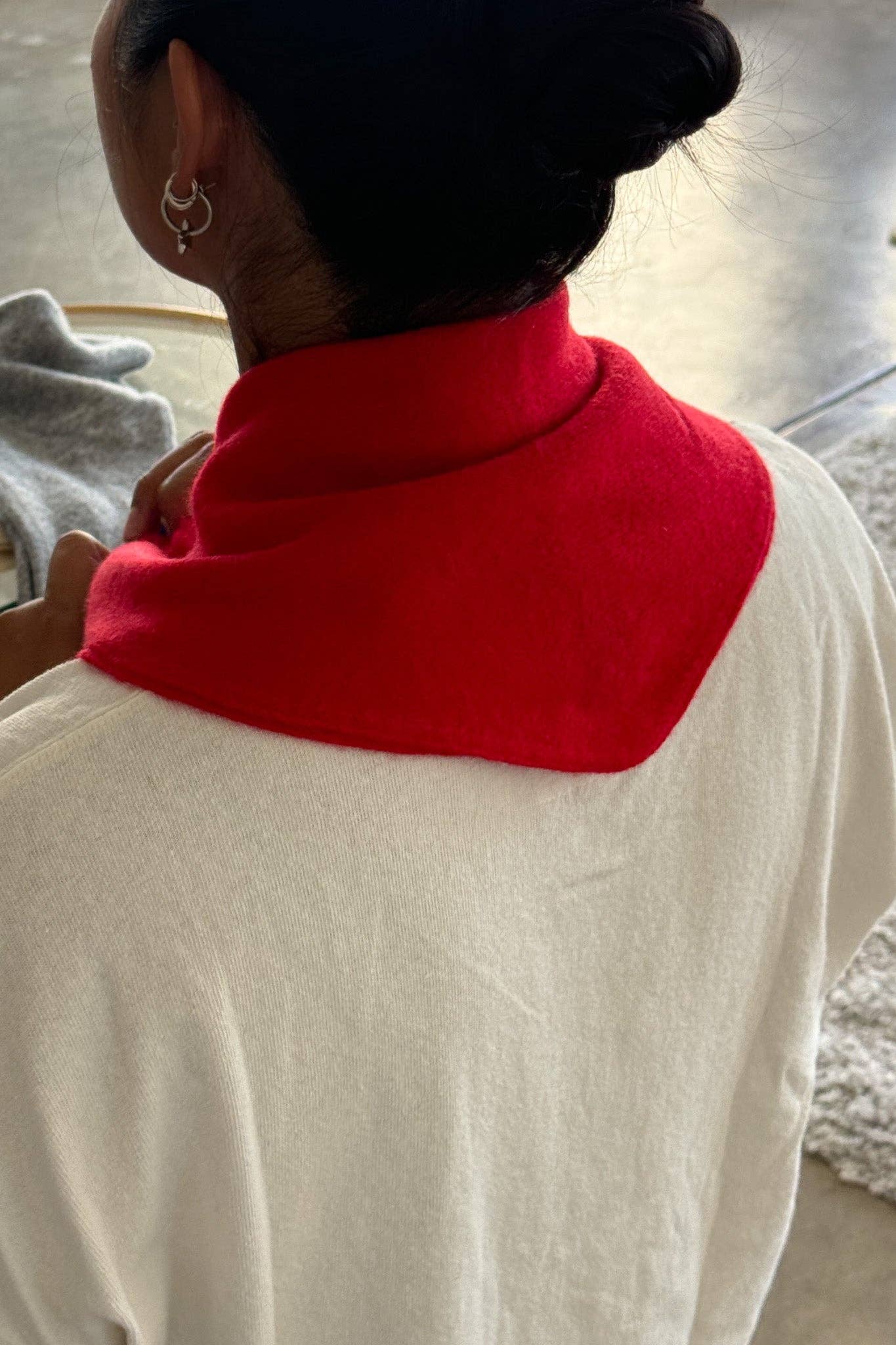 Cashmere Bandana | Red
