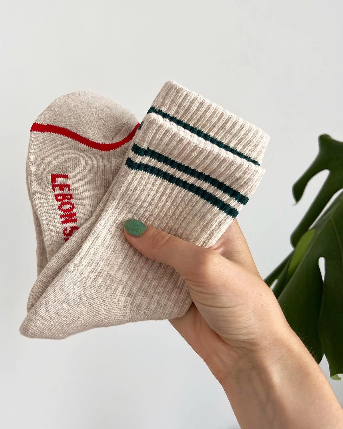Boyfriend Socks in Oatmeal