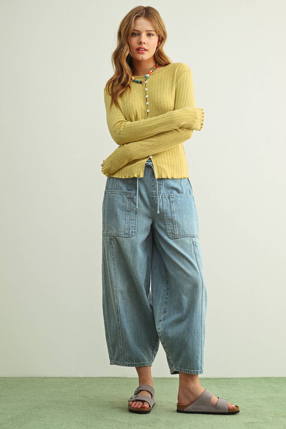 Ribbed Brea Knit Top