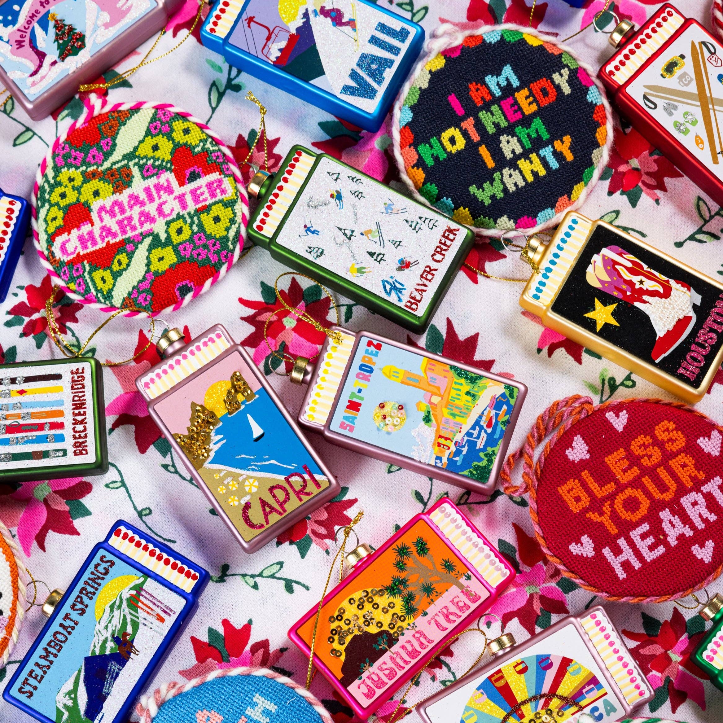Needlepoint Ornament | Main Character