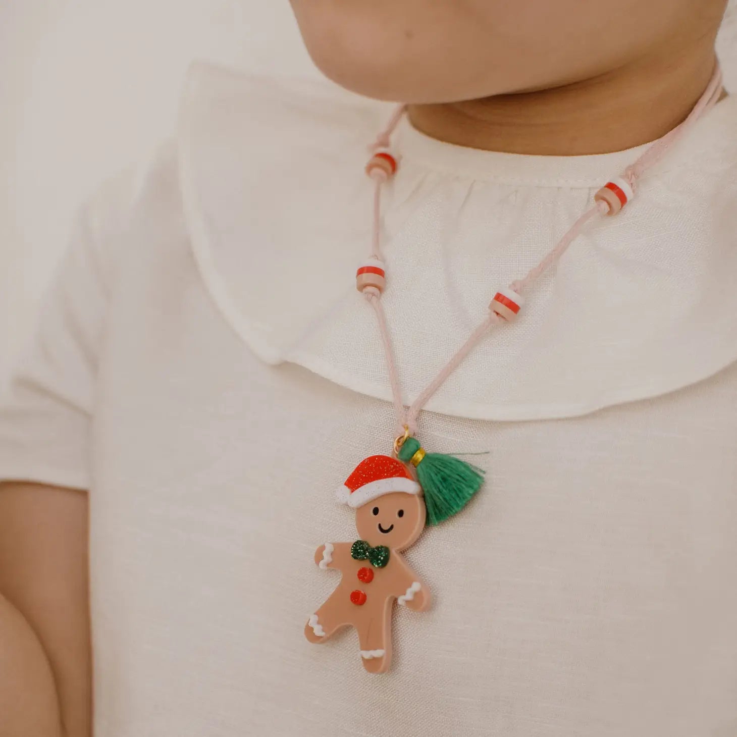 Gingerbread Cookie Necklace