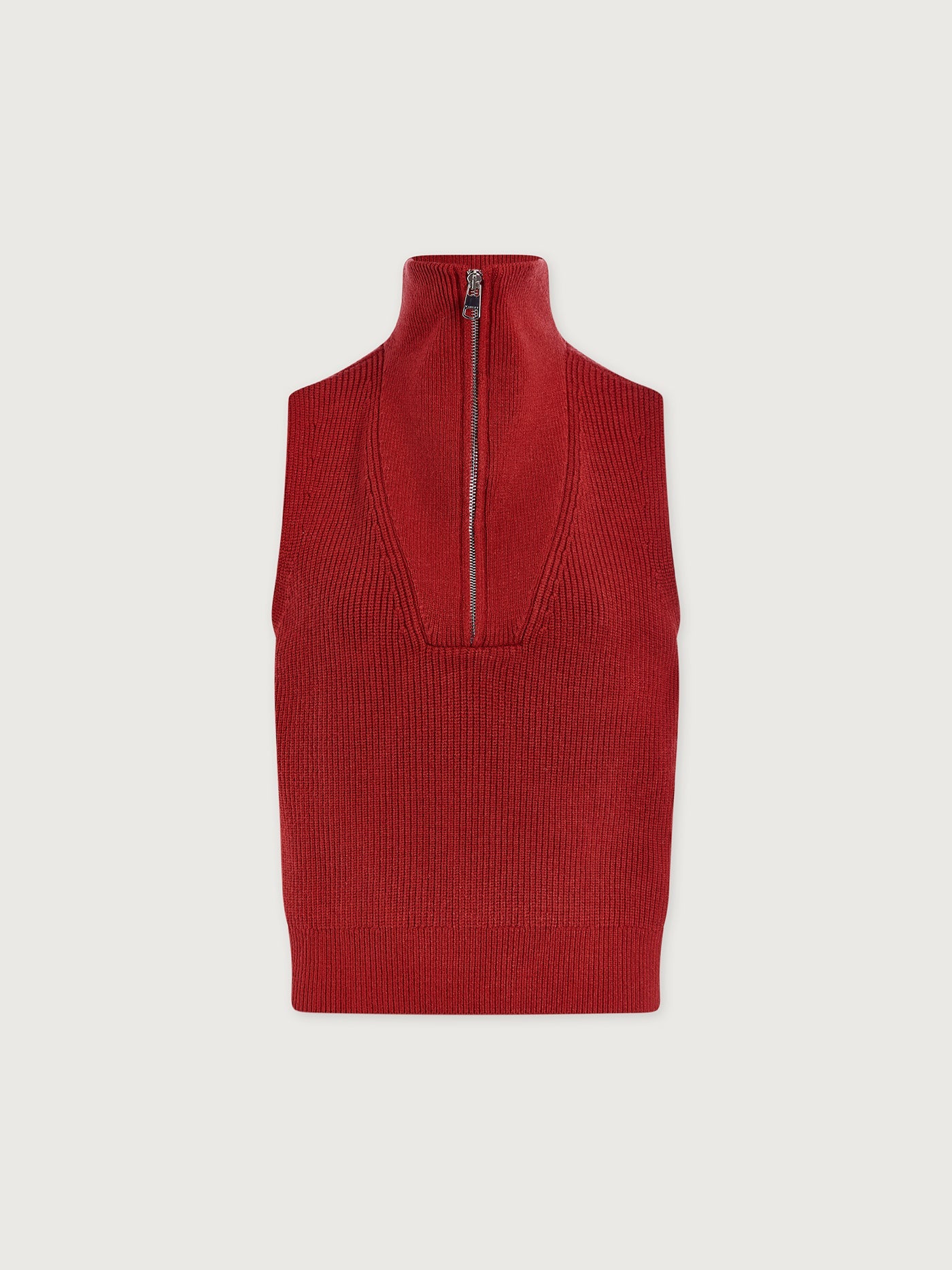 Amina Half Zip Knit | Lava Falls