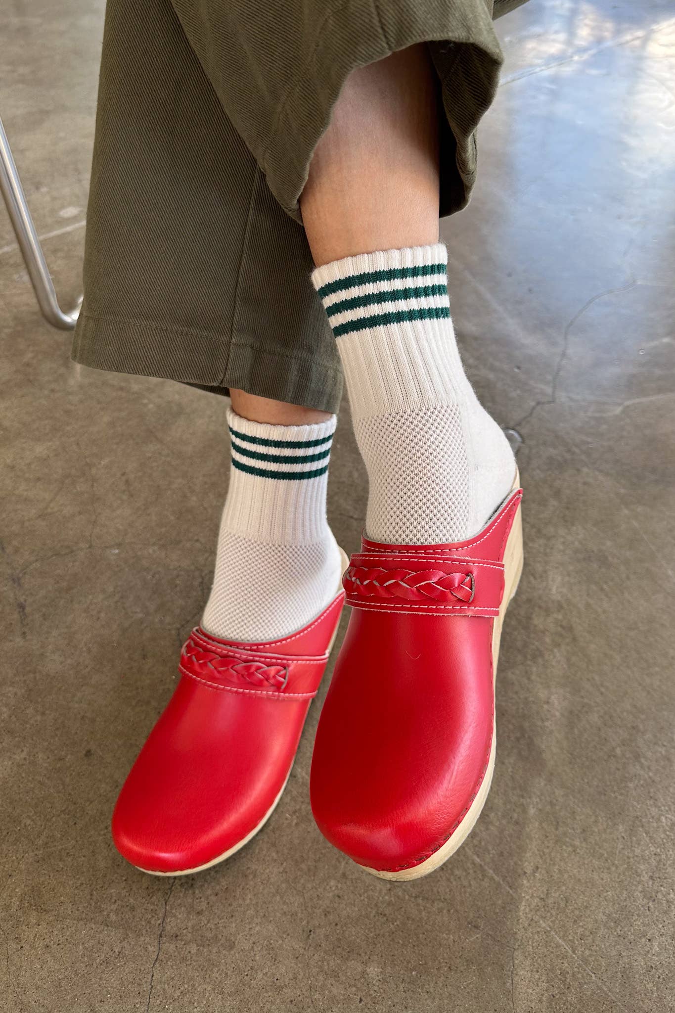 Girlfriend Socks in Grey