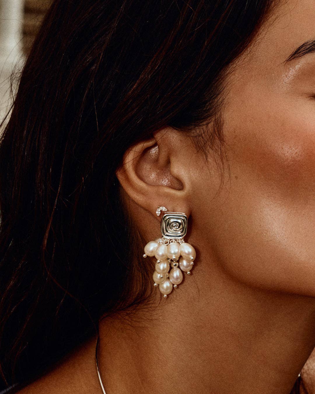 The Seychelles Pearl Statement Studs