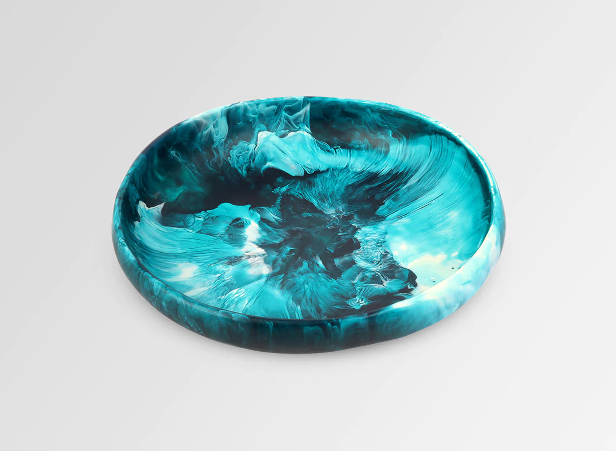 Medium Earth Bowl in Lagoon