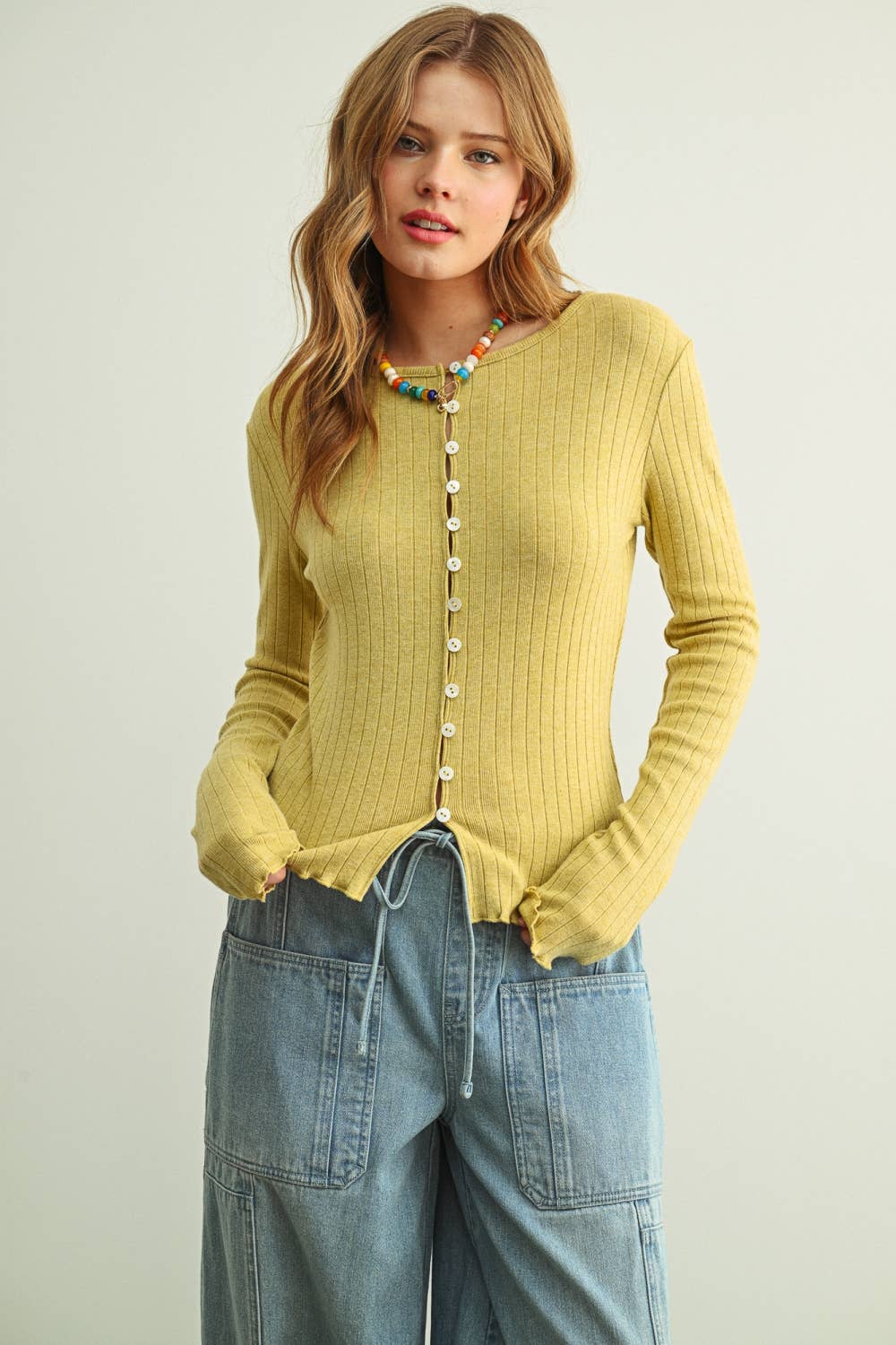Ribbed Brea Knit Top