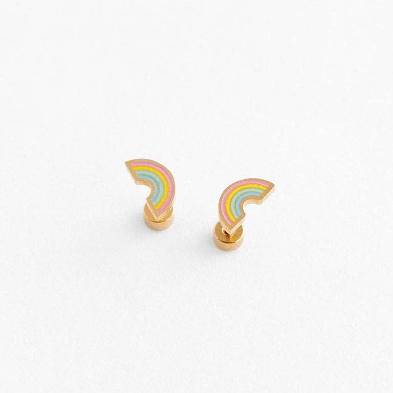 Pastel Rainbow Studs