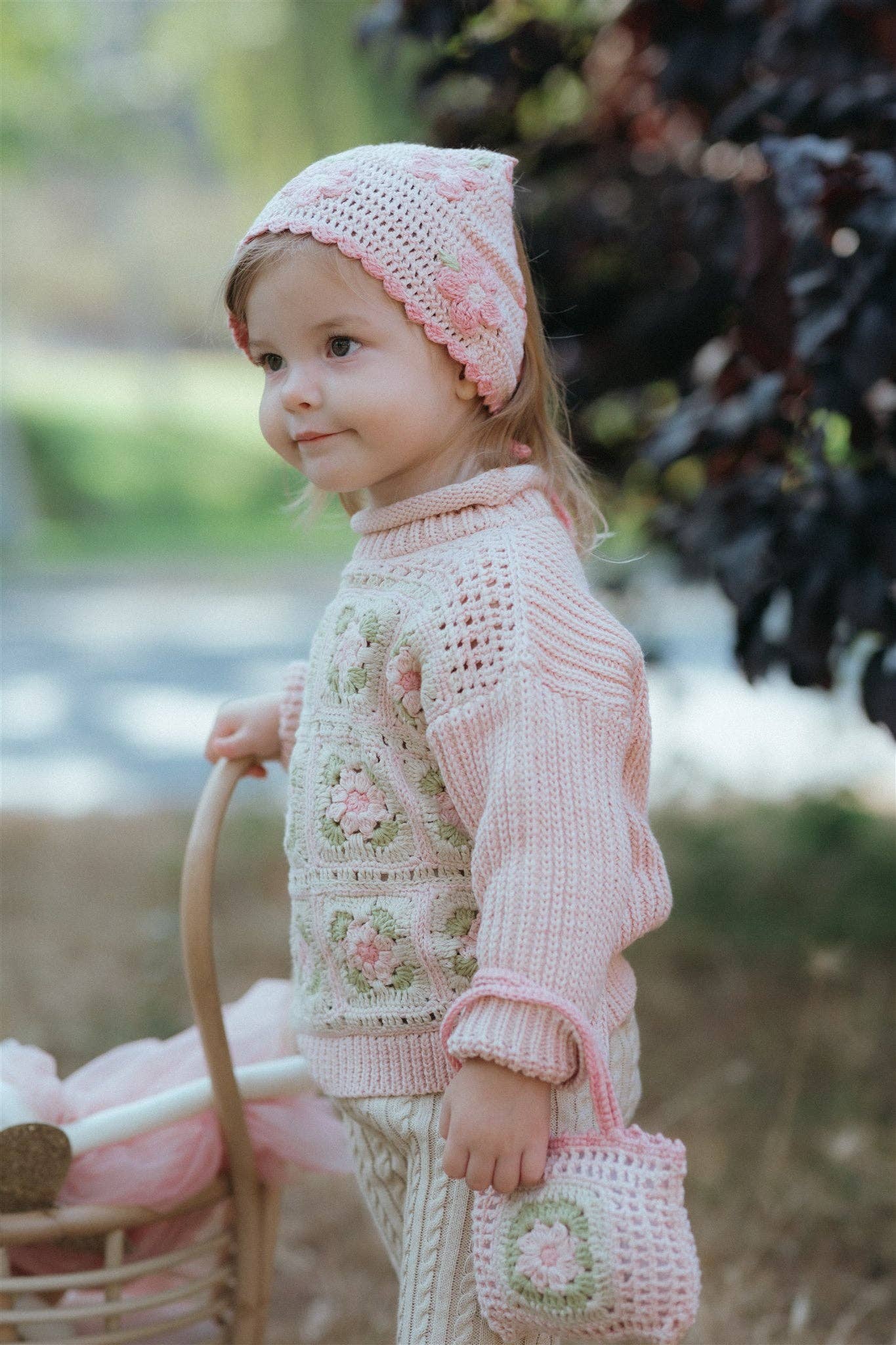 Crochet Purse | Pink Flower