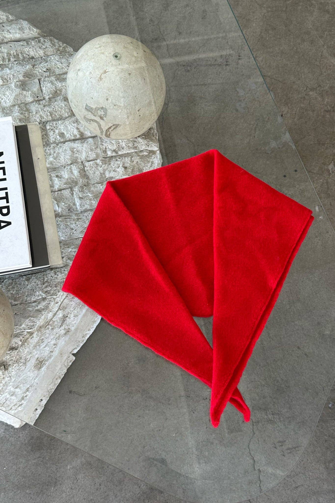 Cashmere Bandana | Red