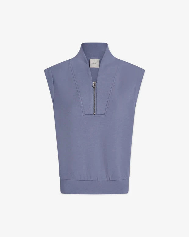 Loretta Half Zip in Fogl