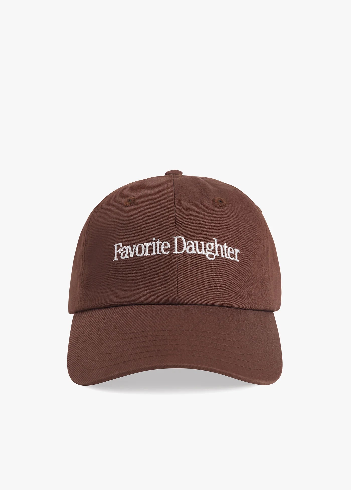 Classic Logo Baseball Hat in Brown White