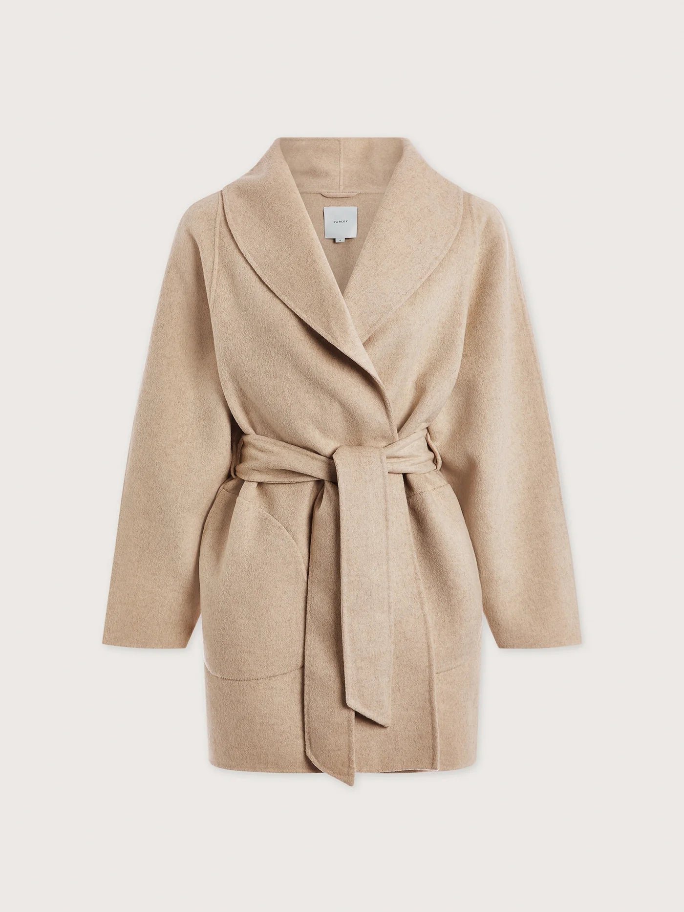Edgemere Wrap Jacket | Pumice Stone Marl